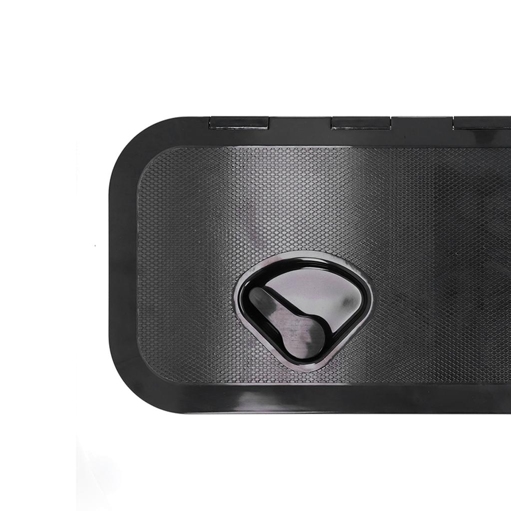 Deck Access   Inspection Cover 180 degrees  Hinged Lid Anti UV with Lock for Marine Boat 24 x 9.5in(White )