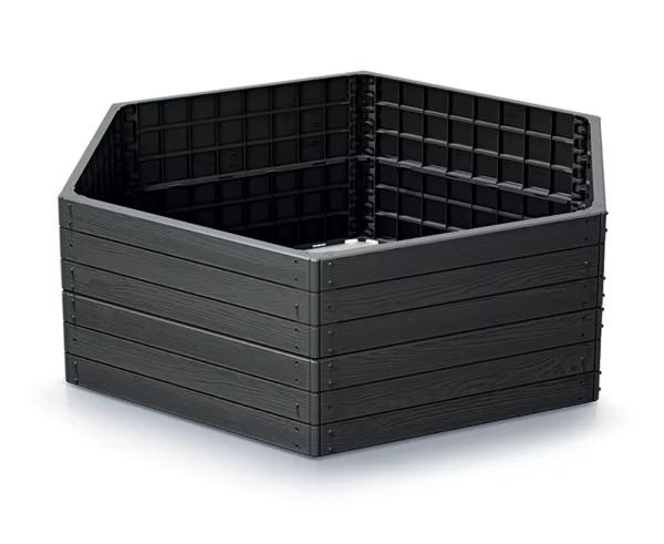 Base Woody Ibwh Garden Bed 1480X1290X250Mm - Anthracite - Pp-Ibwh433