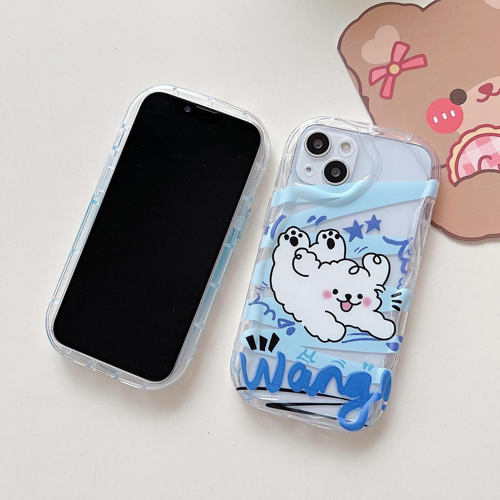 Милый силиконовый чехол для Infinix Note 30 Xiaomi Redmi Note 12 11 Samsung A54 A14 Oppo Reno 10 Pro 8T Funda, чехол с изображением бегущих собак, мягкий бампер из ТПУ