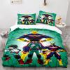 New Japan Anime My Hero Academia Printed Bedding Set Cartoon Duvet Covers Pillowcases Comforter Bedding Set Bedclothes Bed Linen