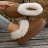 Winter Women's Thick Sole Sheepskin Woolen Anti Slip Snow Boots Fashion Women's Mini Warm Thickened Women's Boots
