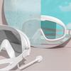 Детские очки для плавания с большой оправой, противотуманные очки для плавания с прозрачным обзором, защита от ультрафиолета, очки для бассейна для детей 5-16 лет