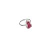 Gusen Jewelry Красный Циркон Тыква Люкс Набор: Кольцо, Серьги-пусеты, Подвеска
