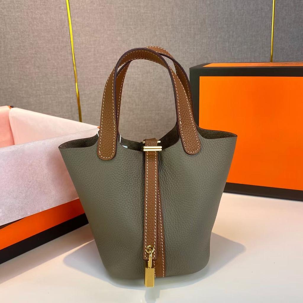 Высококачественная полуручная плетеная сумка-корзина из растительных волокон togo первый слой коровья кожа commuter bag натуральная кожа портативная сумка-ведро женская 18 см