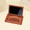 Мини-зеркало-расческа, компактное деревянное карманное зеркало с расческой, портативный макияж