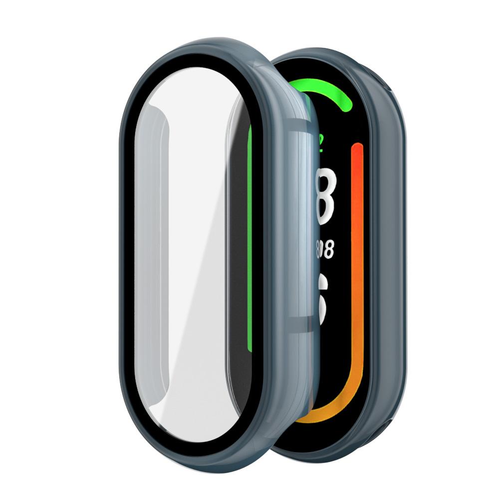 Закаленное Стекло+Чехол из ПК для Xiaomi Mi Band 10 9 8 Защитный Чехол Ударопрочный Полный Жесткий Защитный Экран Xiaomi Smart Band 10 9