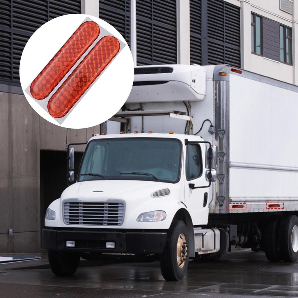 HARUMAKI Reflector Protector Bike Reflector Stick-on Reflective Sticker Car Reflective Sticker Reflector Square Car