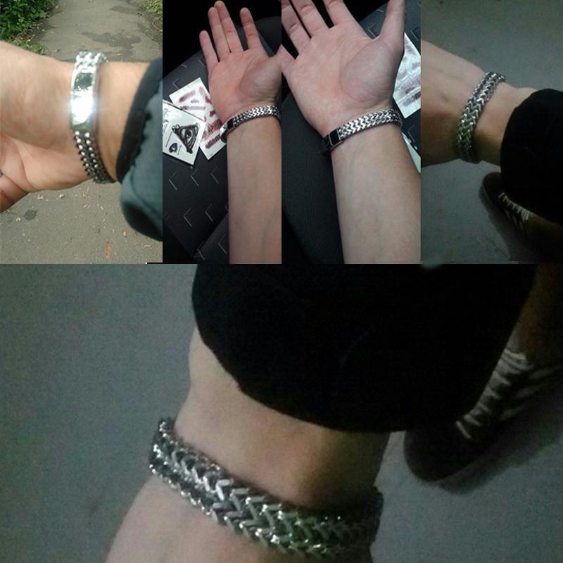 Мужской браслет из нержавеющей стали, аксессуары, модный браслет-подвеска 2023, мужской золотой браслет, роскошный мужской подарок в стиле рок