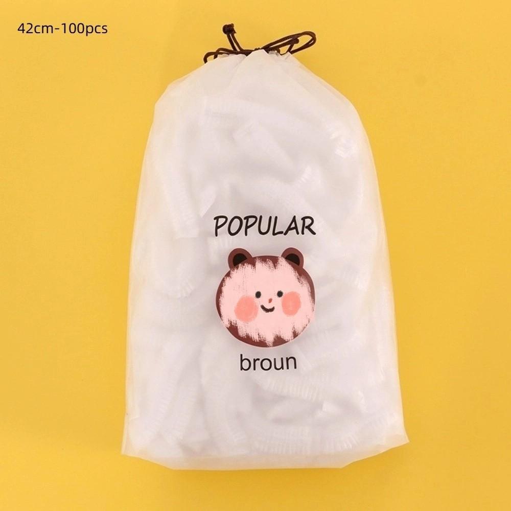 100/300/500pcs Food Grade Plastic Disposable Food Cover Cling Film Cover For Fruit Vegetable