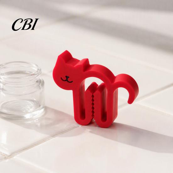 Food Bag Closing Tools 10Pcs 3D Printed Cat Sealing Clip, Snack Bread Chip Clips Seal Clamp, Multipurpose Sealer, Kitchen Gadgets Decorative Clip