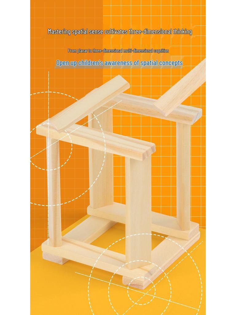 Архимед Конструктор Сделай Сам - Образовательный Набор из Сосны для Детского Сада