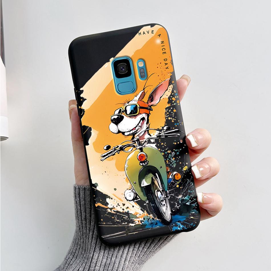 Case For Samsung Galaxy S9 S 9 Plus Phone Cover Cute Cat Cartoon Bear Frog Soft TPU Coque For Samsung S9 Bumper S9+ S9PLUS Funda