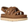UGG Золотые Семейные Сандалии на Одной Лямке Женские Каштановые 1175122-CHE
