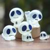 Miniature Resin Ghost Figurine With Glow Effect For Home Decor Enthusiasts