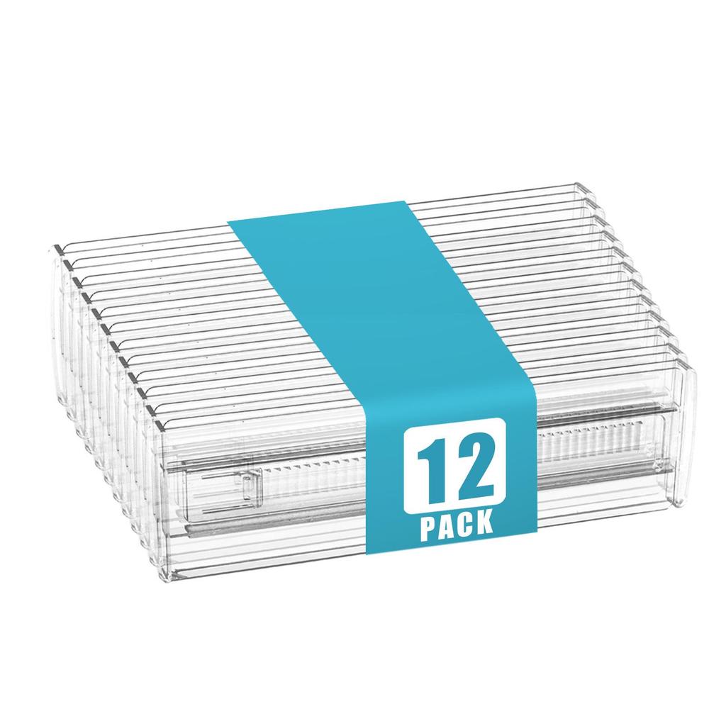 Adjustable Transparent Drawer Dividers with Foam Ends, Expandable and Retractable, Multiple Pack