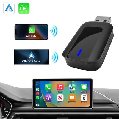 2 в 1 НОВЫЙ беспроводной CarPlay Android Auto беспроводной адаптер Smart Mini AI Box Plug And Play WiFi быстрое подключение универсальный для Nissan