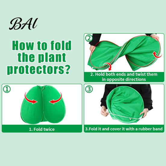 Large Shrub Winter Protector Freeze Protection Plant Cover, Pop-up Frost Guard, Warm Outdoor Guard for Shrubs Tent with Zipper Window Fruit