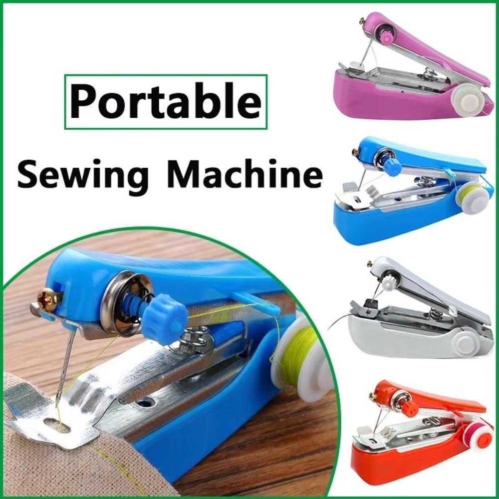 Small Size Portable Sewing Machine Easy One-Hand Operation Mini Sewing Machine  Household Daily Use