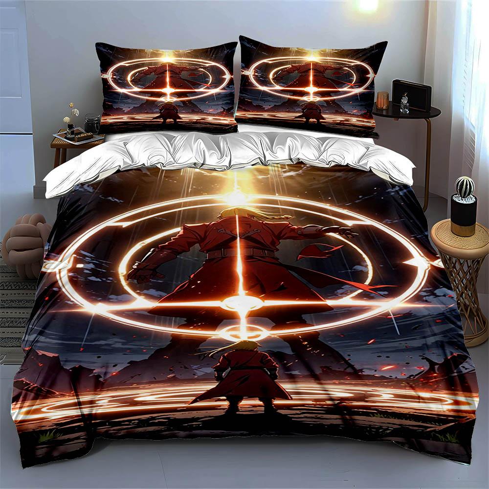 Fiery magical aura. Bedding Duvet cover sets Duvet covers Pillowcases gifts (1 * Duvet Cover 2 * Pillowcases, without duvet insert)