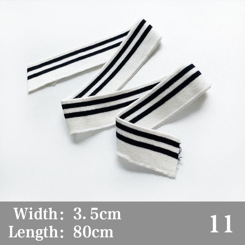 3,5*80 см для аксессуаров для одежды, эластичная хлопчатобумажная ткань, эластичный воротник-манжеты, отделка, трикотажная резинка