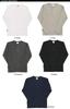 AVIREX Daily Series Henley Neck Long Sleeve T-Shirt 6153482 XL black