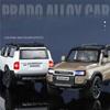 1/32 Toyota 2024 PRADO Land Cruiser Модель автомобиля из сплава Литой металл Внедорожники Модель автомобиля Звук и свет Детская игрушка Подарок