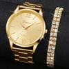 Ladies Watch With Schoolgirl Quartz Watch Jewelry Diamond Set Steel Belt Casual Women'S Watch