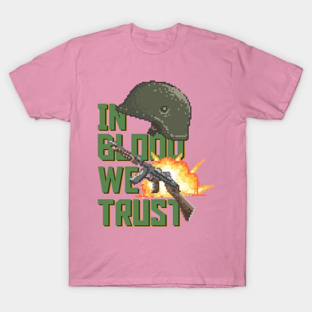 Женская футболка In Blood We Trust с принтом Харадзюку, кавайная футболка, летняя футболка с коротким рукавом, женская футболка, топ