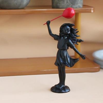 Подарок для девочки в стиле Бэнкси - Задумчивый уличный арт-декор для гостиных и личных пространств