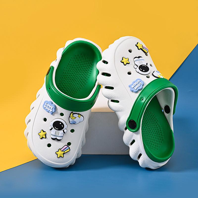 Mario Детские удобные дышащие клоги Летние слипоны для мальчиков и девочек