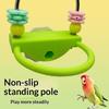 1Pcs Parrot Self-Entertainment Chewing Toy, Bird Perching Perch Interactive Playtime Decoration for Budgie Cage