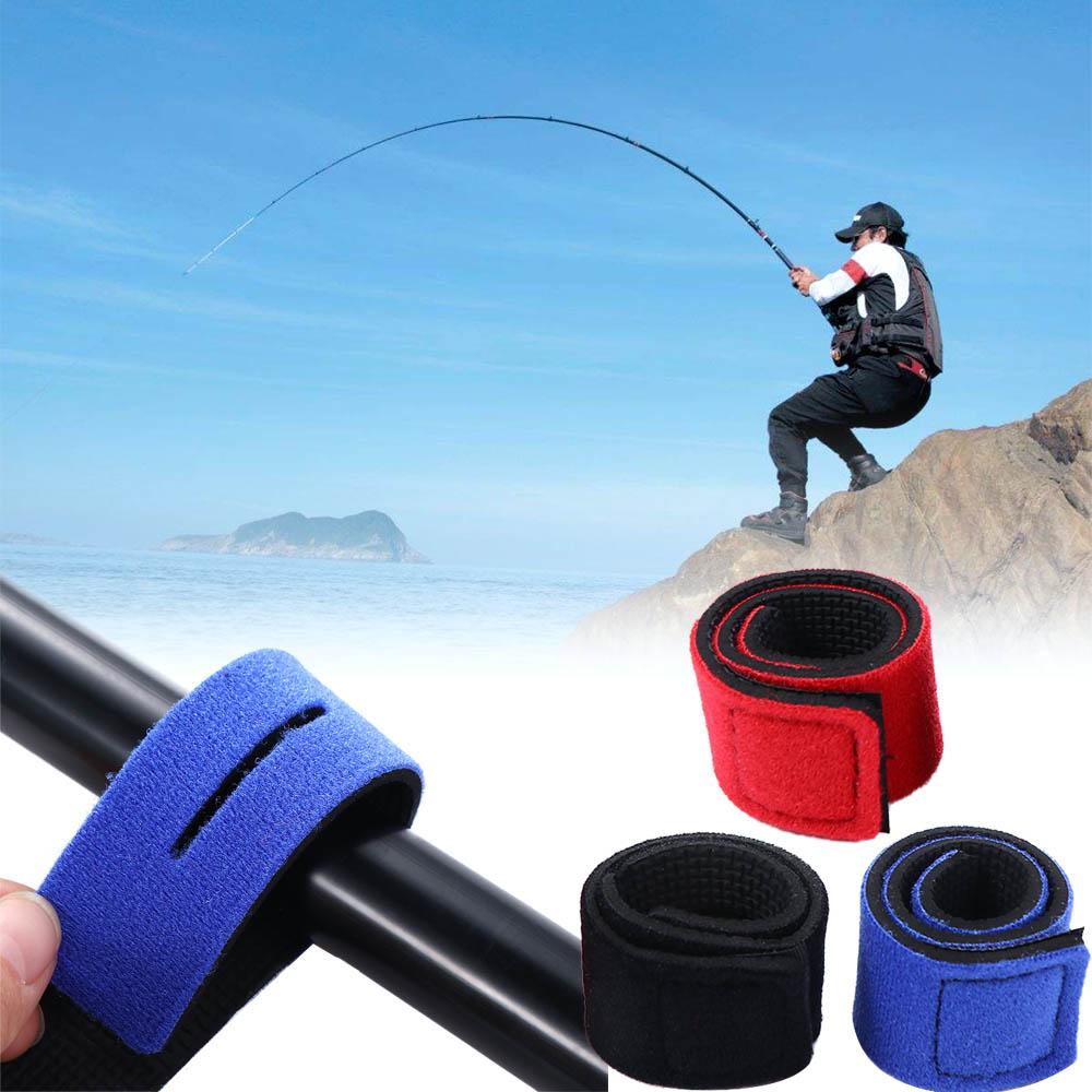 Bandage Fishing Rod Fastener Fishing Rod Tie Holder Fishing Rod Strap Belt Fishing Pole Wrap Band