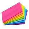 Липкие заметки 100 X 150 мм 45 блоков 6 цветов прочные самоклеящиеся блокноты для заметок