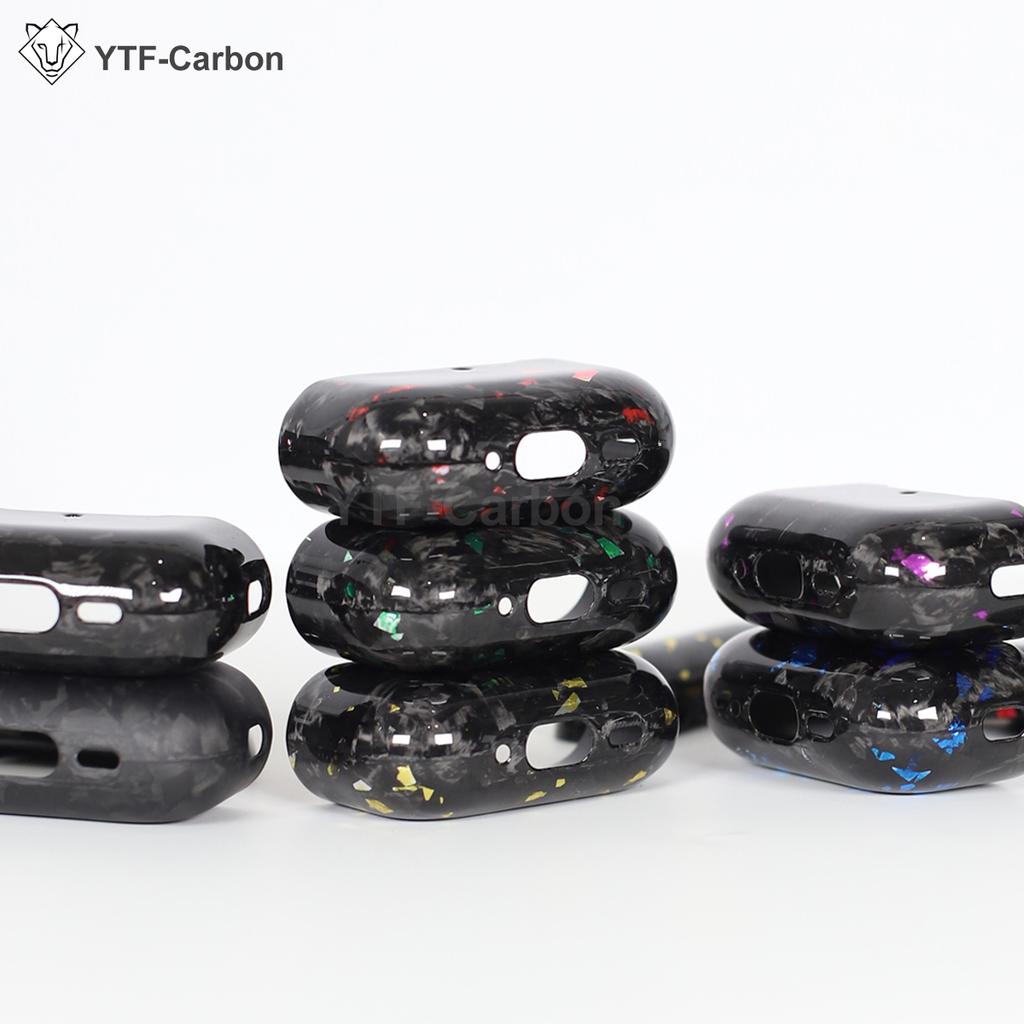 YTF-carbon Чехол из углеродного волокна для AirPods Pro 3 Беспроводная зарядка Bluetooth Наушники Защитная наклейка для AirPods pro 2 Тонкий и легкий