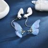 1Pair Butterfly Earphone Anti-Lost Ear Clip Chains Ear Holder Clips for AirPods Pro 2/AirPods 3 2 1