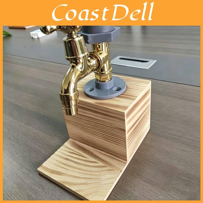 Whiskey Dispenser With Carbonized Wood Grain For Home Bar Enthusiasts