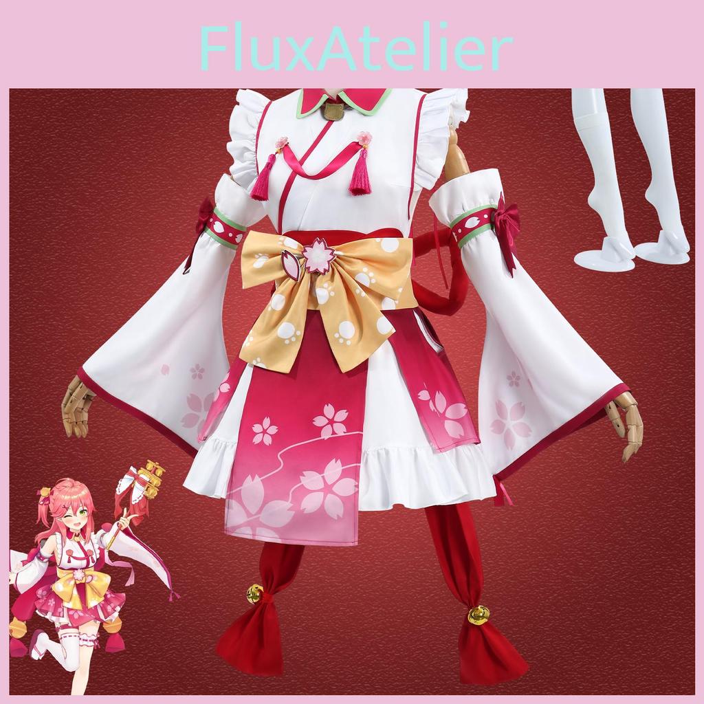 Vtuber Sakura Miko Cosplay Outfit With Soft Woolen Material For Anime Fans And Cosplayers