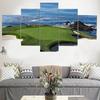 5 шт., картины для гольфа на пляже, 5 шт., картины на холсте, настенное искусство, HD печать, фотографии в рамке, постер, домашний декор, абстрактный 5-панельный декор для комнаты