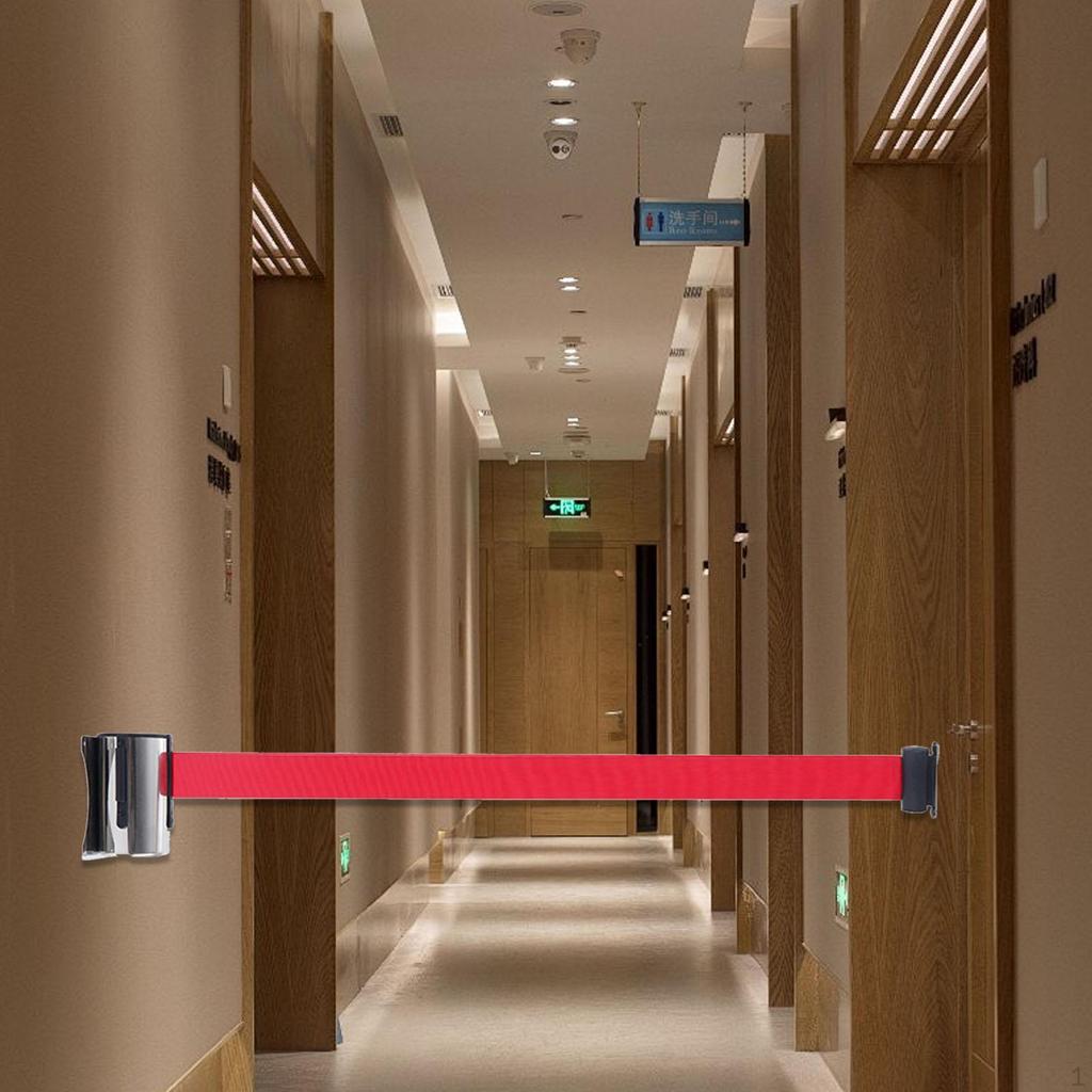 Retractable Barrier Belt Crowd Control Queue Fence Belt,Telescopic Belt,for Parades