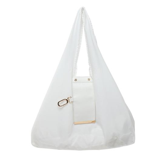 Складная расширяемая мини-сумка-тоут с брелоком, портативная нейлоновая сумка для покупок, многоразовая дорожная сумка для повседневных покупок