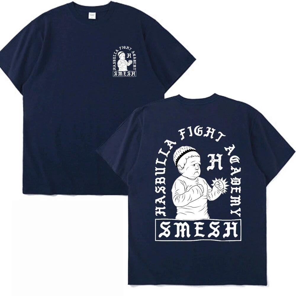 Классическая футболка Hasbulla Fighting Meme, подарок фанату, мини-футболка Khabib Blogger, женские футболки унисекс премиум-класса большого размера с графическим принтом