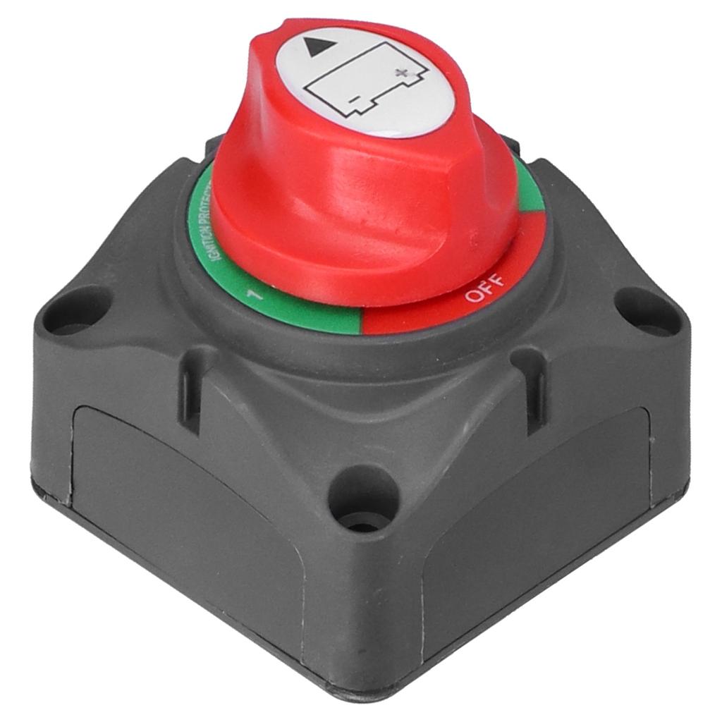 12V 3‑Gear Battery Disconnect Isolator Switch 8‑50V On Off Rotary ABS for Yacht Car Train
