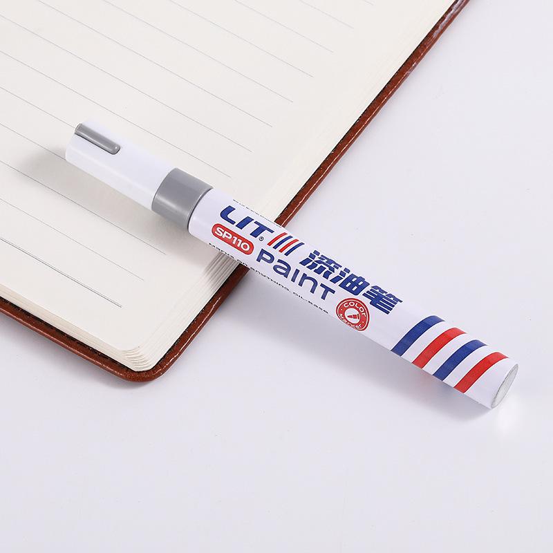 12-Color Waterproof Paint Touch-Up Pen - Durable, Easy Application, Fade-Resistant, and Industrial-Grade Oily Marker