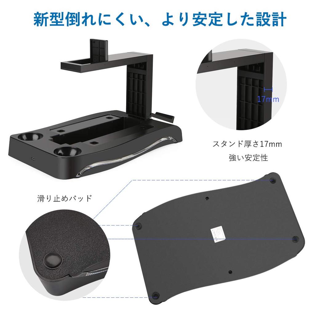 Подставка LIDIWEE PSVR Подставка VR PS Move Зарядка Разъем VR Гарнитура VR Разъем VR Совместимость с PSVR 2 и PS3 MOVE 2-го поколения Место для хранения