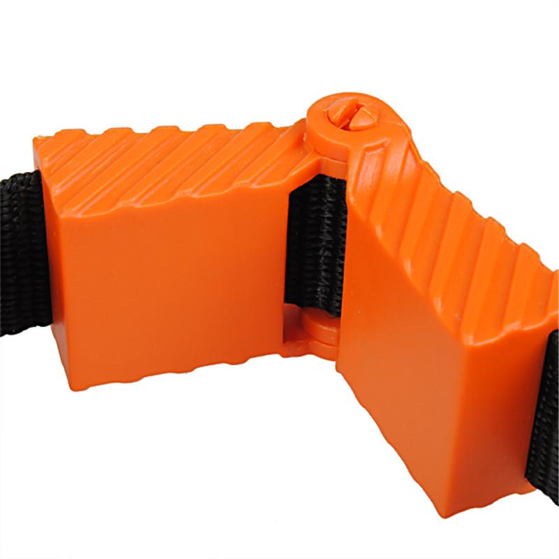 Регулируемый ленточный зажим Многоугольный угловой зажим для деревообработки и каркасных работ, ремень длиной 15 футов, самоблокирующаяся рукоятка с храповым механизмом