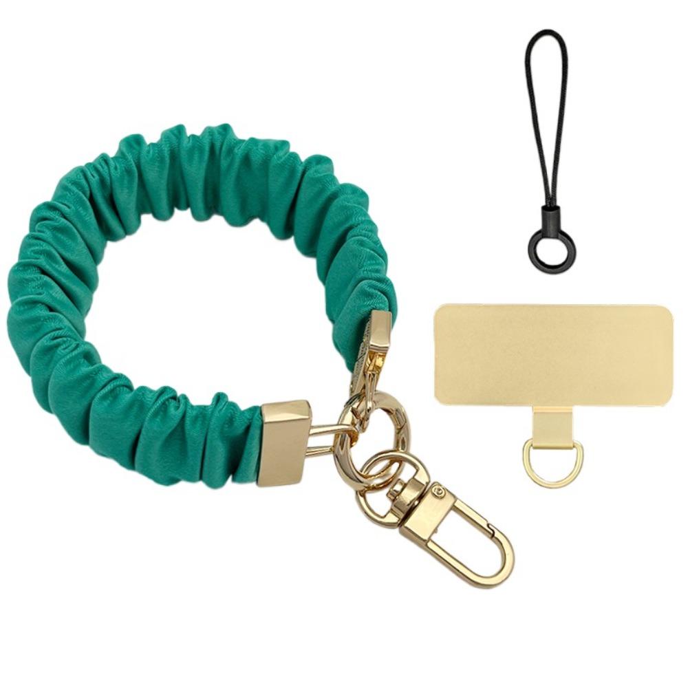 Pleated Design Mobile Phone Strap Pendant Anti Loss Cell Phone Chain Anti-Lost Handheld Mobile Phone Lanyard