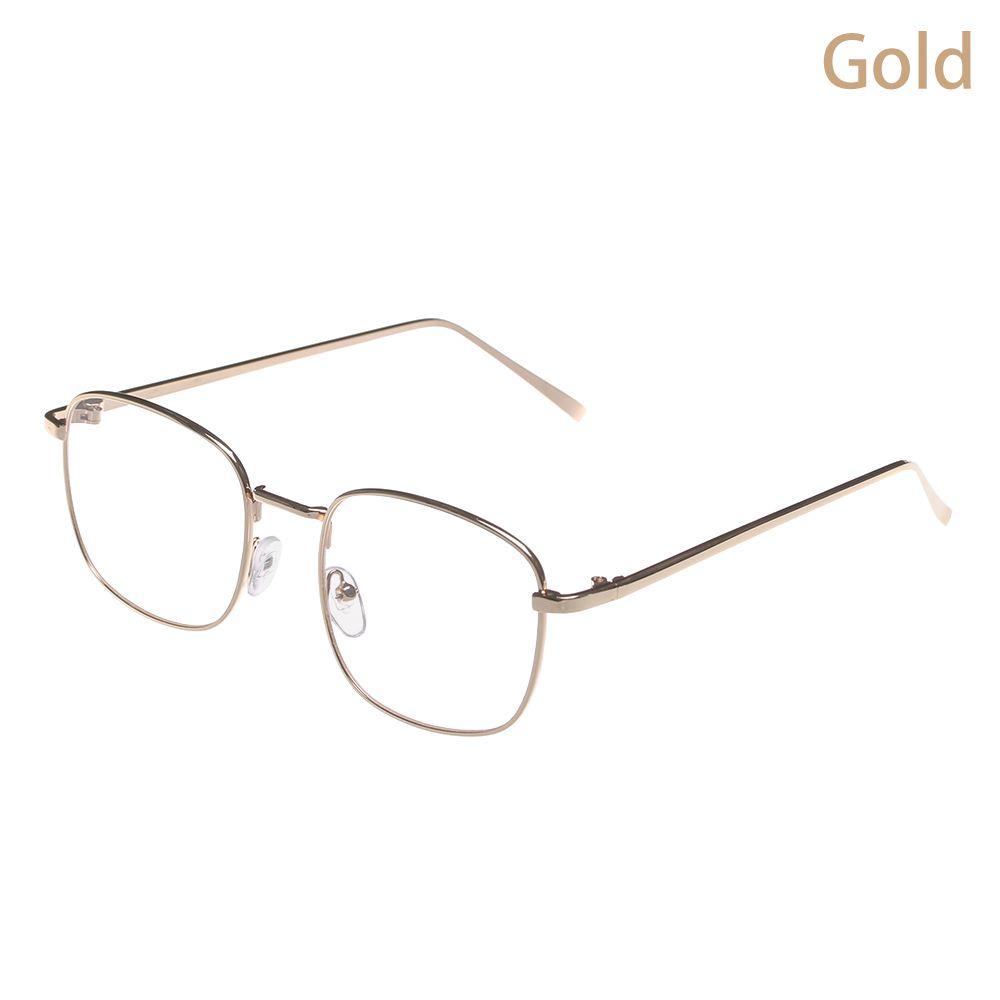 New Fashion Portable Metal Square Glasses Spectacles Optical Glasses Eyeglasses Frame