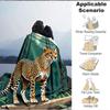 1pc Cheetah Print Blanket Lightweight Blanket Throw Blanket For Sofa, Bed, Travel, Camping, Livingroom, Office yy251010027