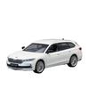 1/35 Scale Skoda Superb Combi Sedan Toy Car Model MSZ Diecast Metal Miniature Pull Back Sound & Light Collection Goft for Children Boy