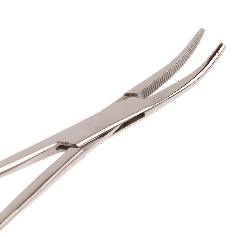 12.5/14/16/18 см Изогнутоносые/Прямые Изогнутые Ножницы-Пинцеты из Нержавеющей Стали с Блокировкой, Зажимные Пинцеты, Гемостатические Зажимы
